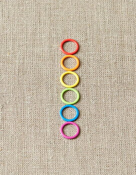 Large Colorful Stitch Markers 9mm