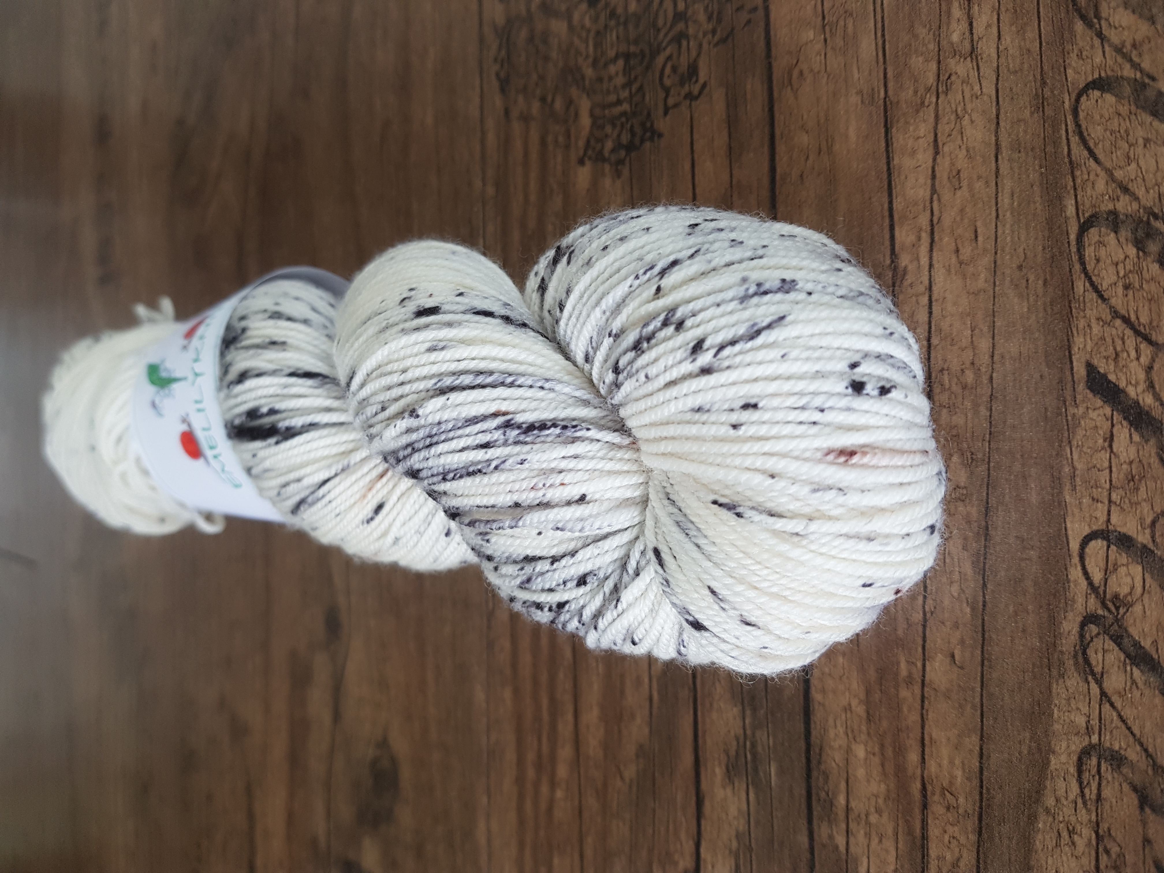 Handfärgat Merino Sport 100g Liqourice