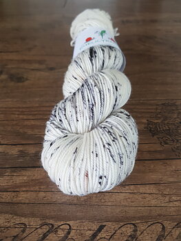 Handfärgat Merino Sport 100g Liqourice