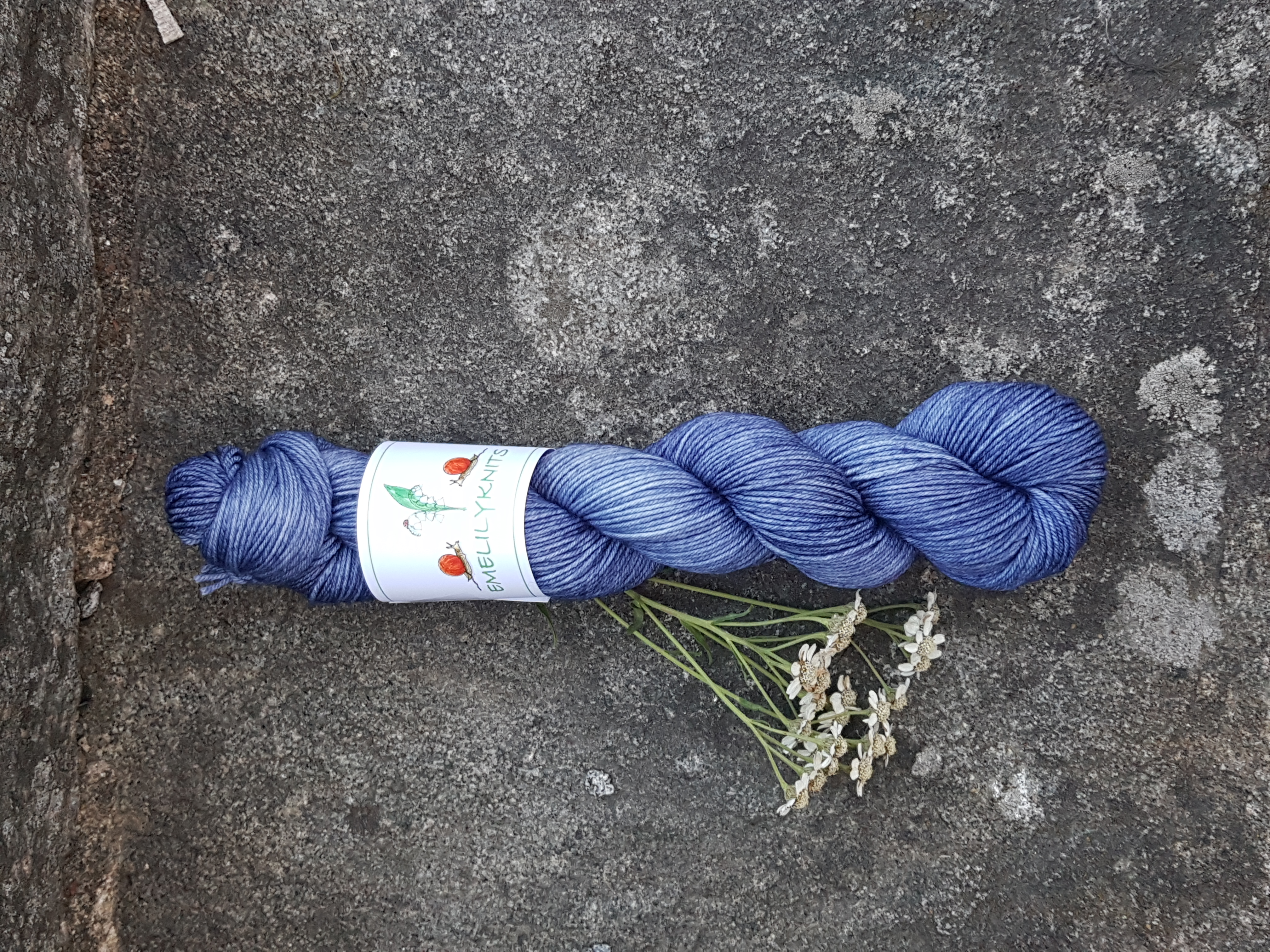 Handfärgat Sockgarn 50g  Seaside Rendezvous - 2