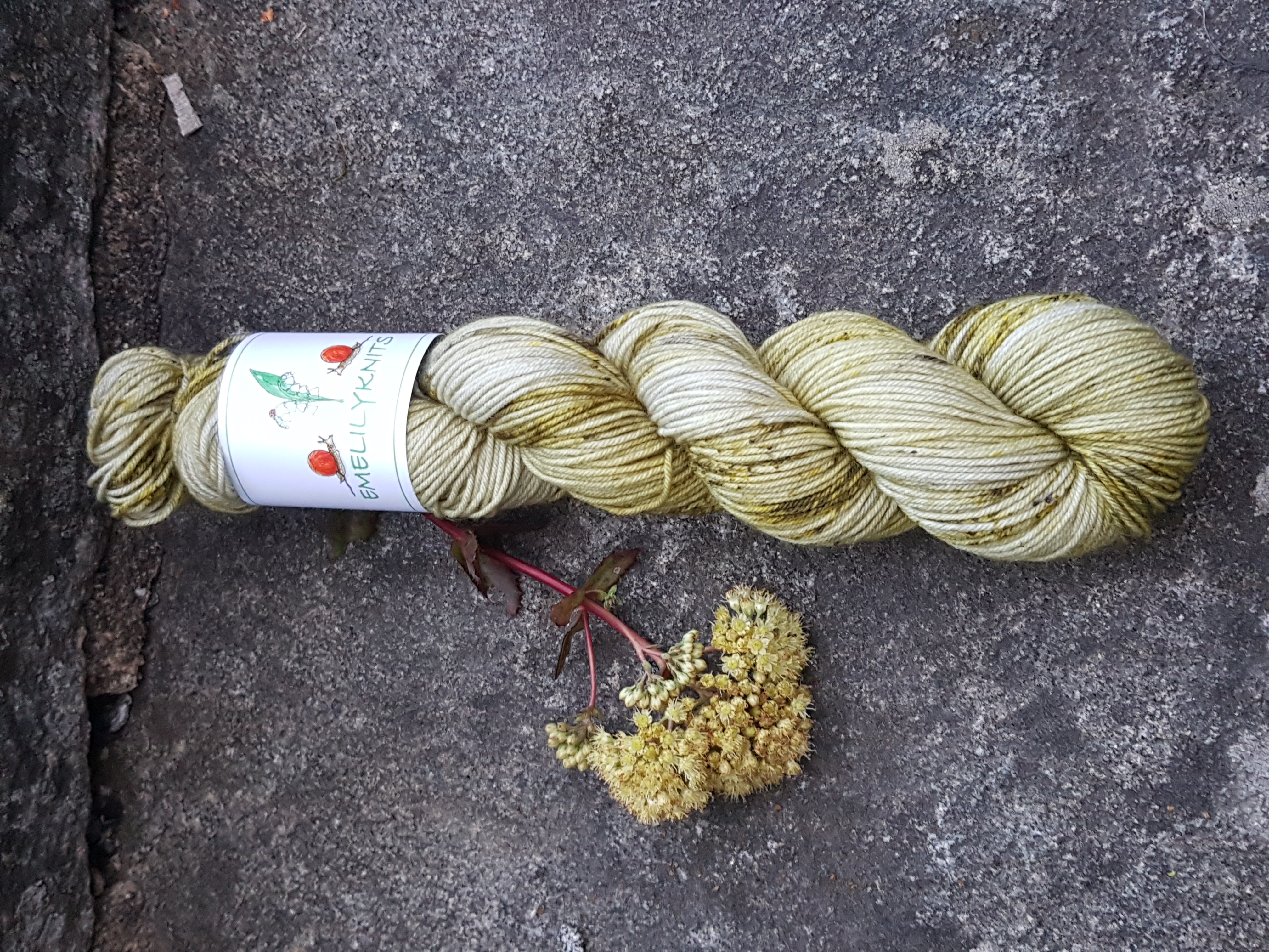 Handfärgat Sockgarn 50g  Fairy King - 2