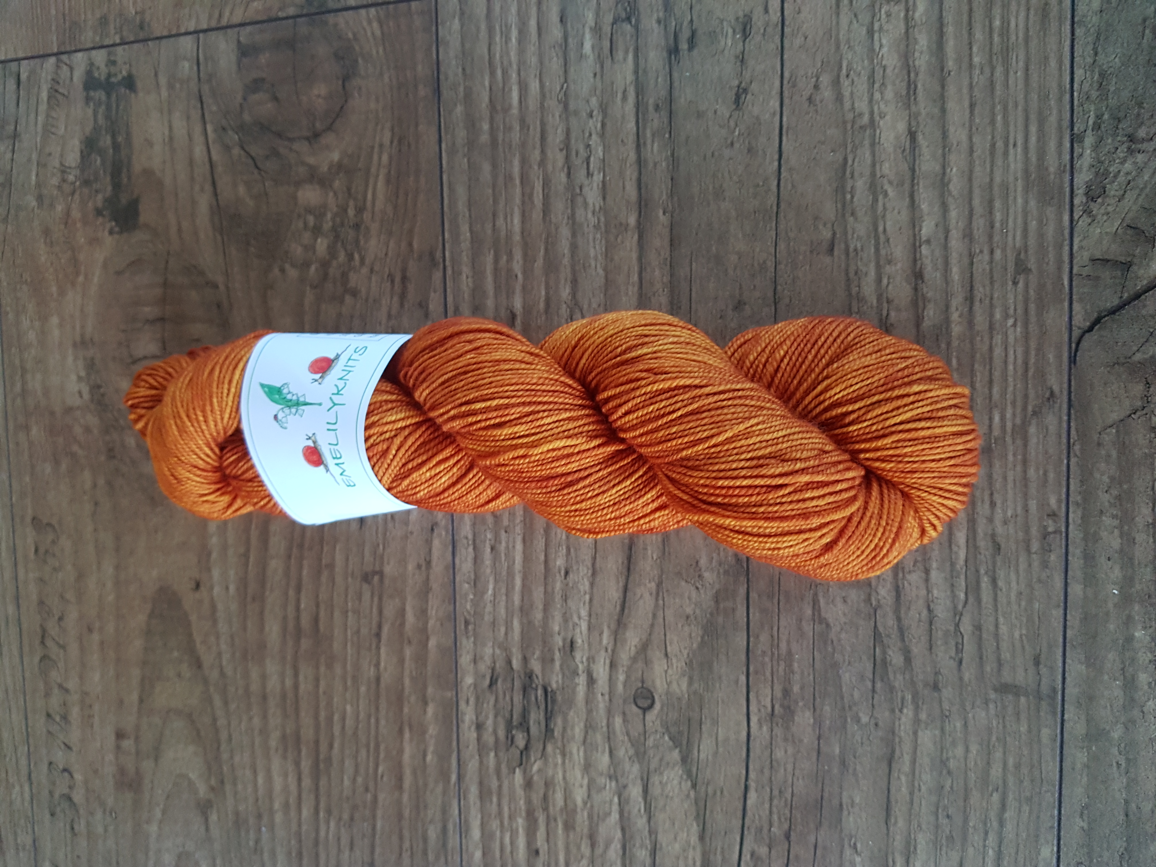 Handfärgat Merino Sport 100g  Maple Leaf - 2