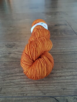 Handfärgat Merino Sport 100g  Maple Leaf