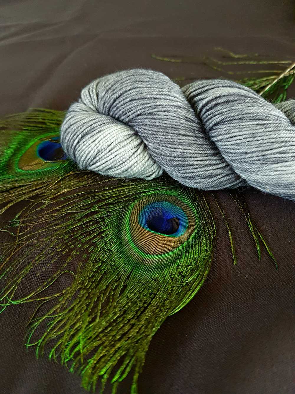 Handfärgat Sockgarn 50g Shark  - 2