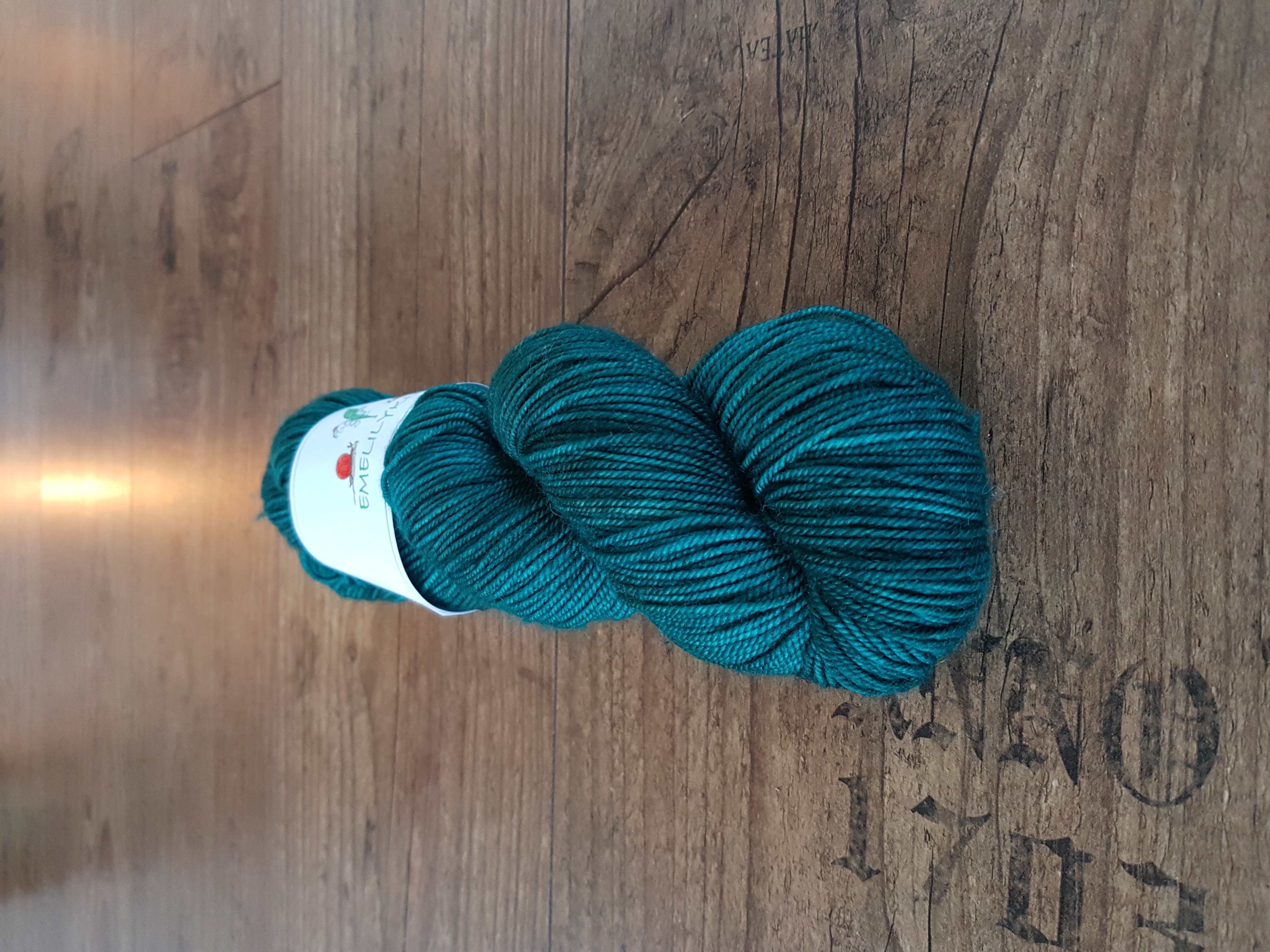 Handfärgat Merino Sport 100g  Deep water