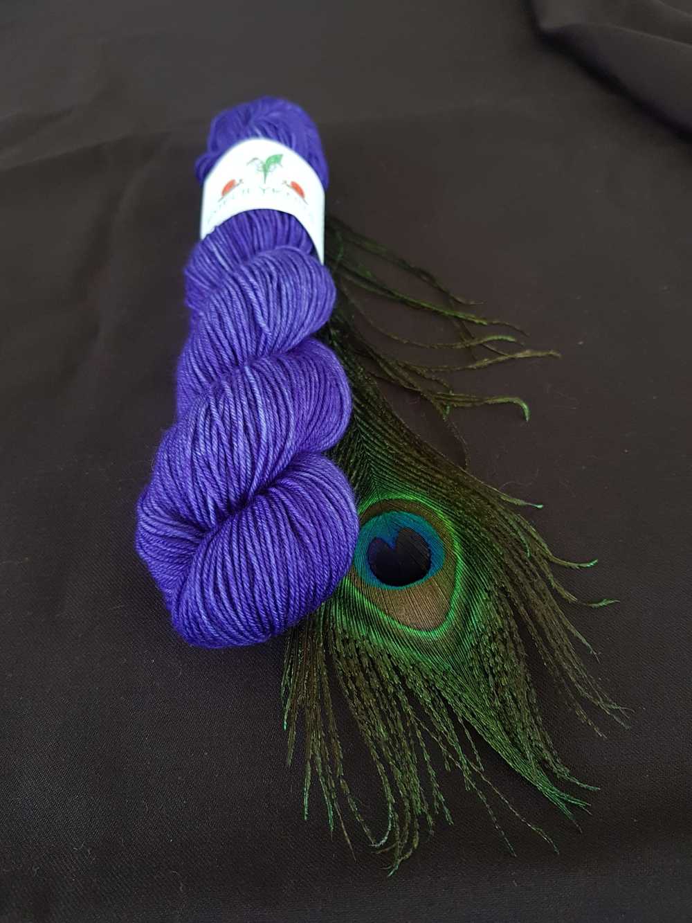 Handfärgat Sockgarn 50g  Ultra Violet  - 2