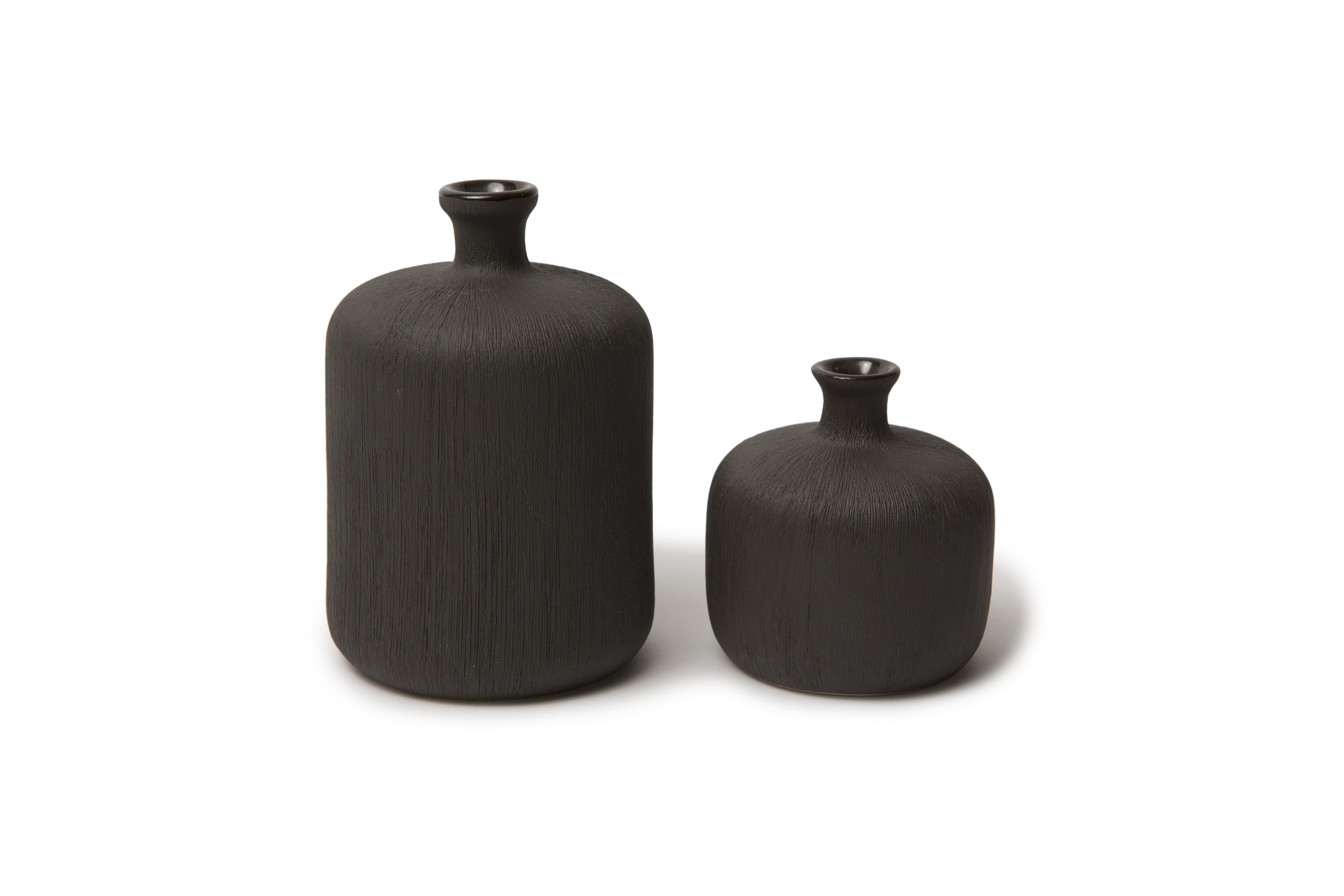 Vase New Bottle small Black (darkbrown) - 2