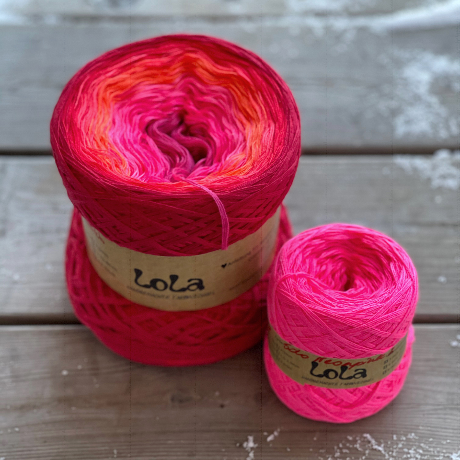LoLa Solo, neonrosa (50 gr) - 2