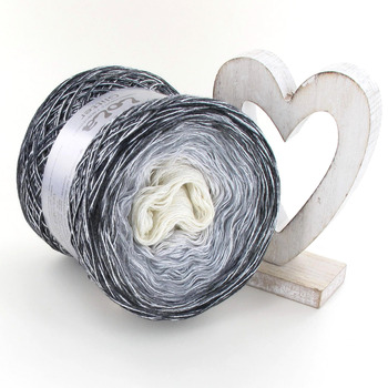 LoLa YarnCake Glitter, Smokey Wedding (750 m)