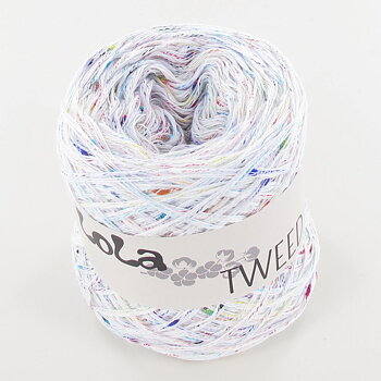 LoLa Solo Tweed, vit (50 gr)