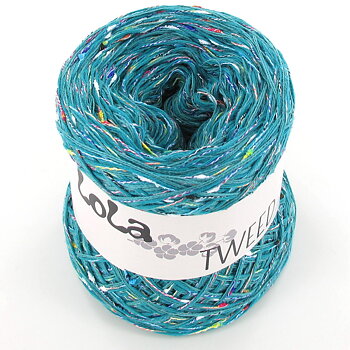 LoLa Solo Tweed, oceangrön (50 gr)
