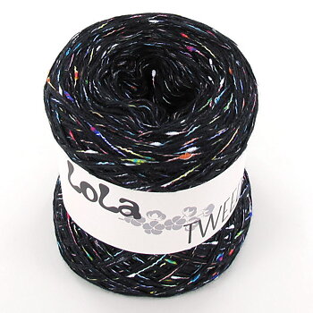 LoLa Solo Tweed, svart (50 gr)