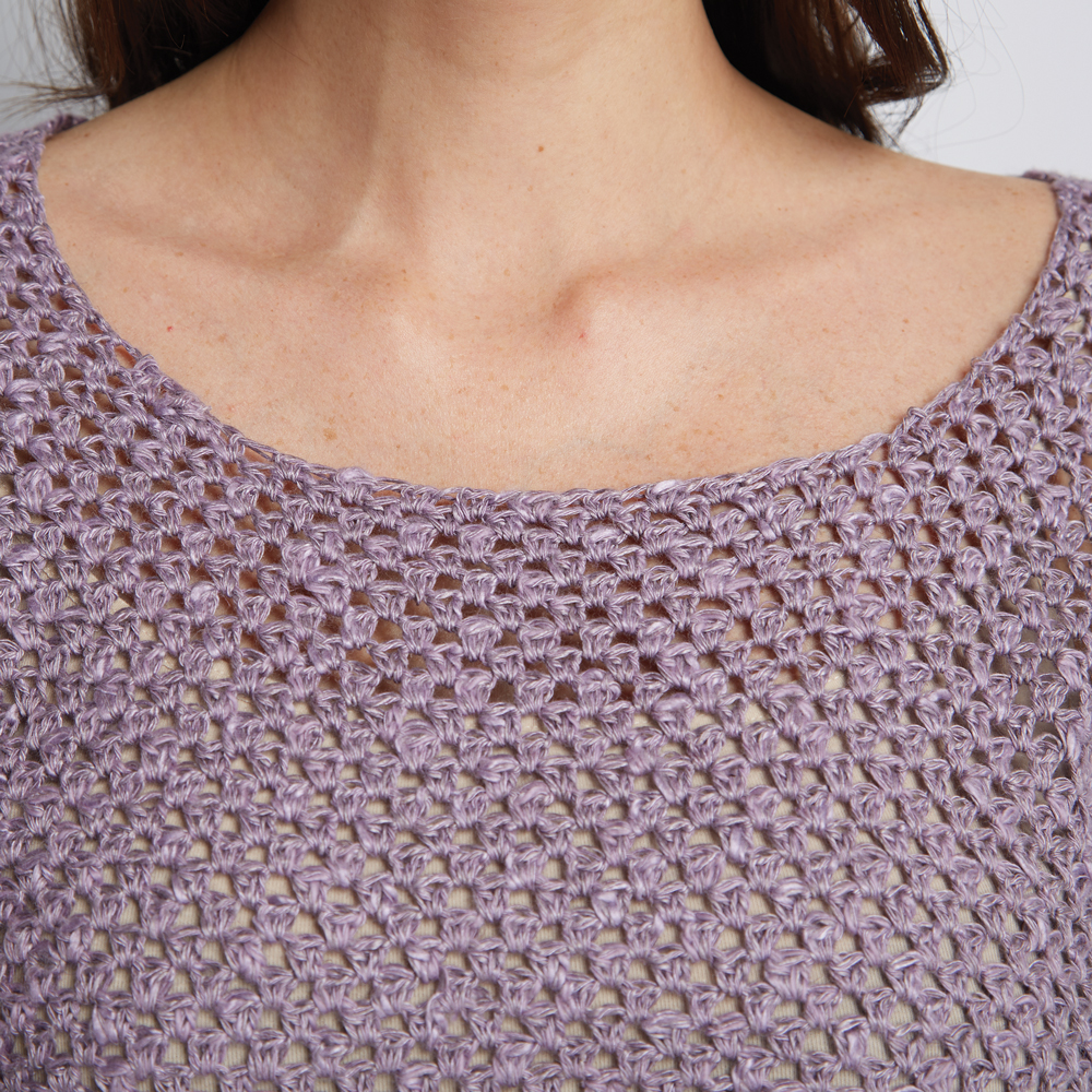 Mönster - Virkad tröja "Kimono Sleeve Sweater" - 4