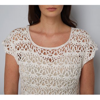 Spetsklänningen "Lacey Lucy Dress" i vitt