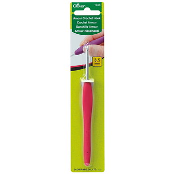 Clover Amour ergonomisk virknål 3,5 mm