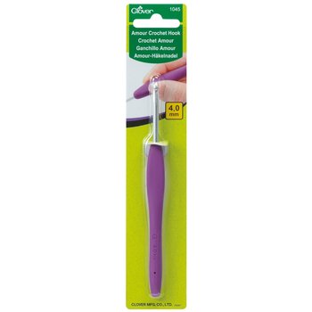Clover Amour ergonomisk virknål 4,0 mm