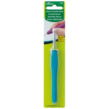 Clover Amour ergonomisk virknål 4,5 mm