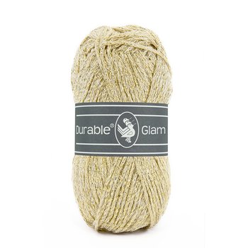 Glittergarnet Glam - guld