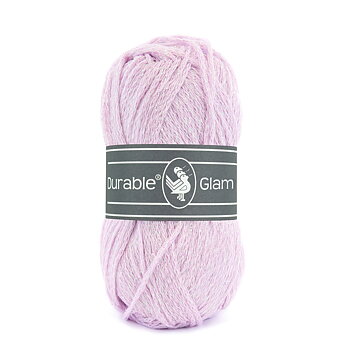 Glittergarnet Glam - ljuslila