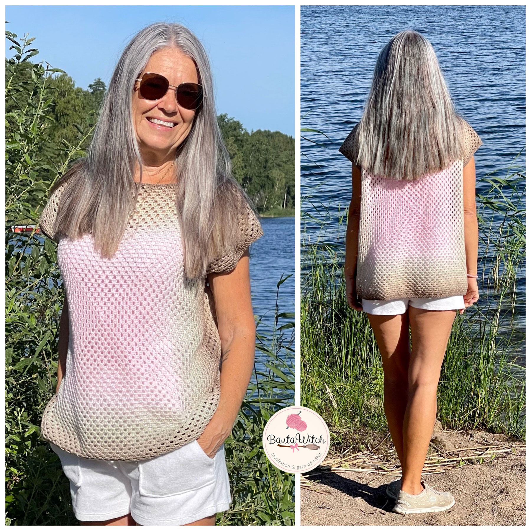 Garnpaket till Oversized topp, S/M, Sanddyner - 3