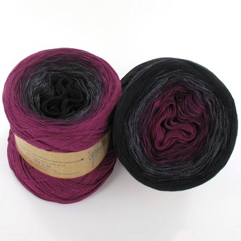 Colourful Yarn Cake 50/50, gothic purple (750 m)