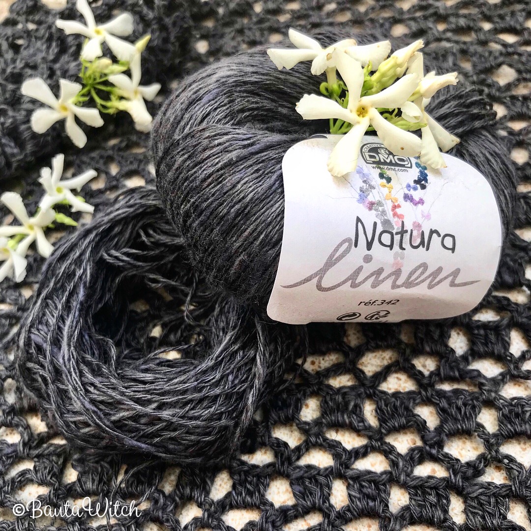 DMC Natura Linen, svart - 3