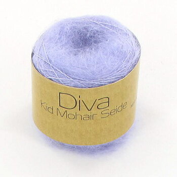 Diva Kid Mohair & Mullbärssilke, lavendel