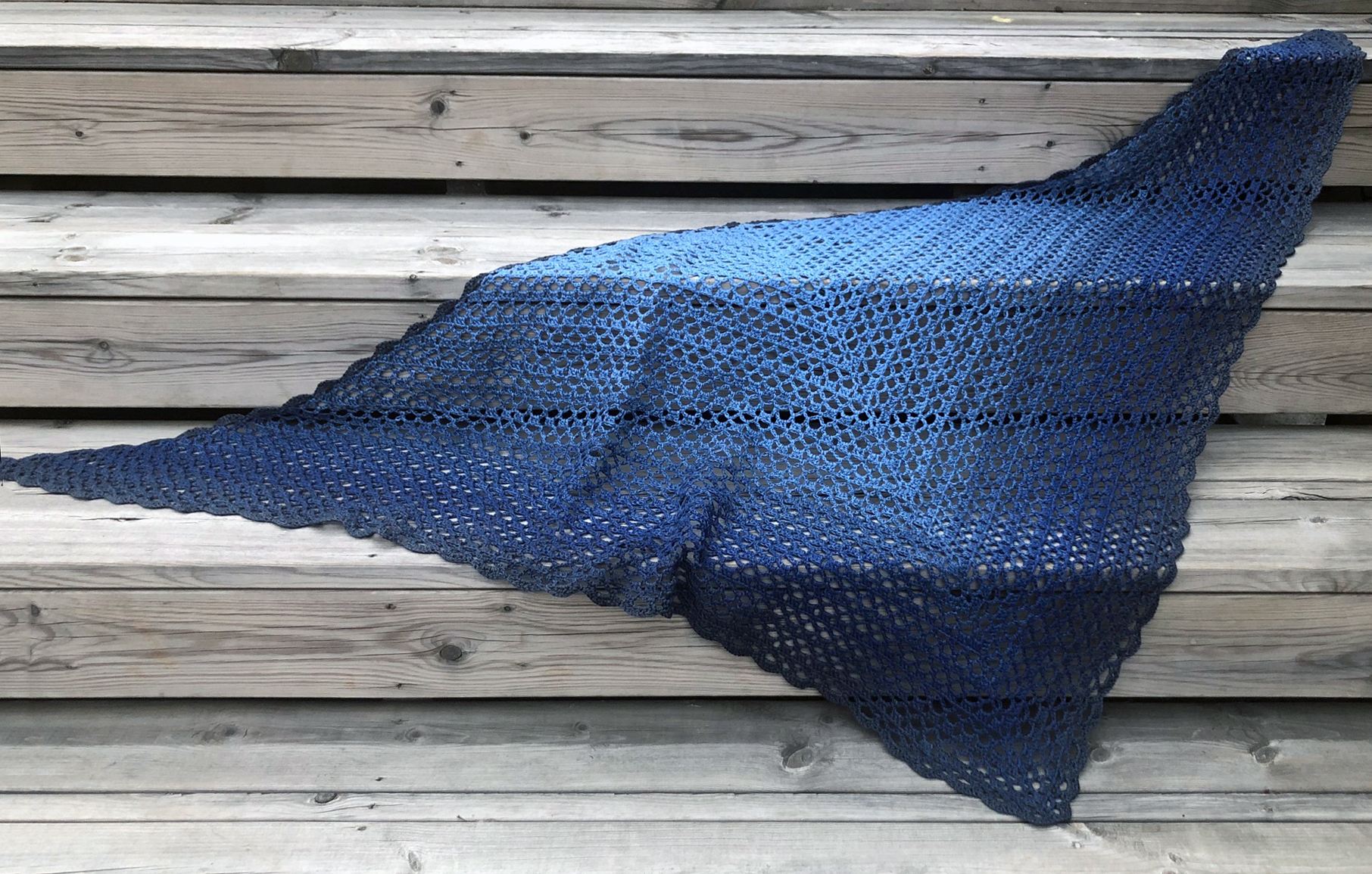 Colourful Yarn Cake 50/50, love my jeans (750 m) - 2