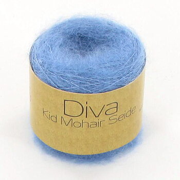 Diva Kid Mohair & Mullbärssilke, denim
