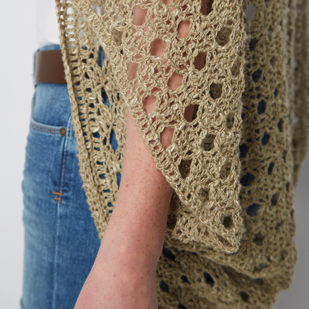 Bolerokoftan "Sea Breeze Shrug" i ljung - 3