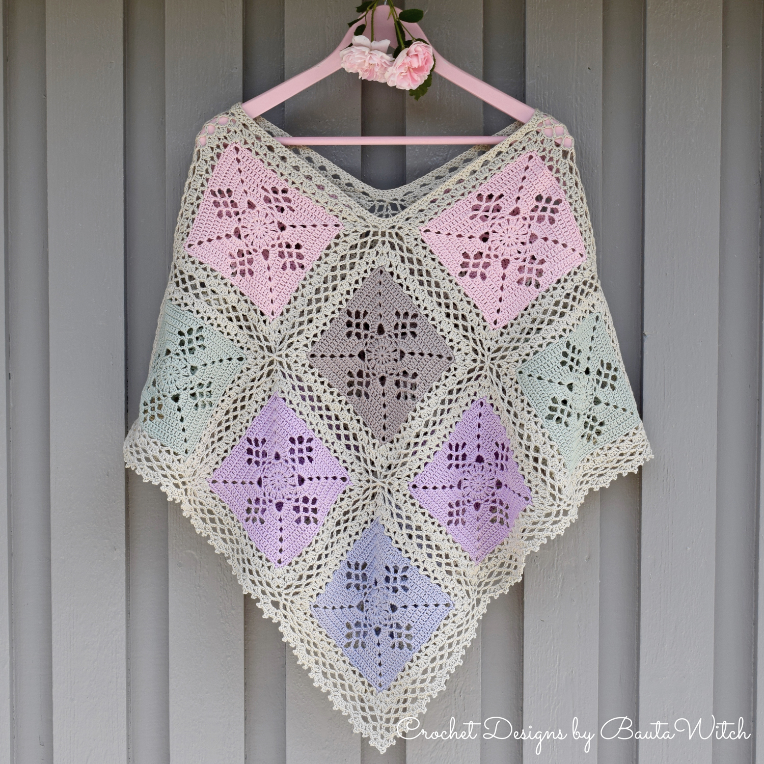 Garn (13 nystan) till romantisk sommarponcho - 5