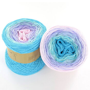 Colourful Yarn Cake 50/50, unicorn dream (750 m)
