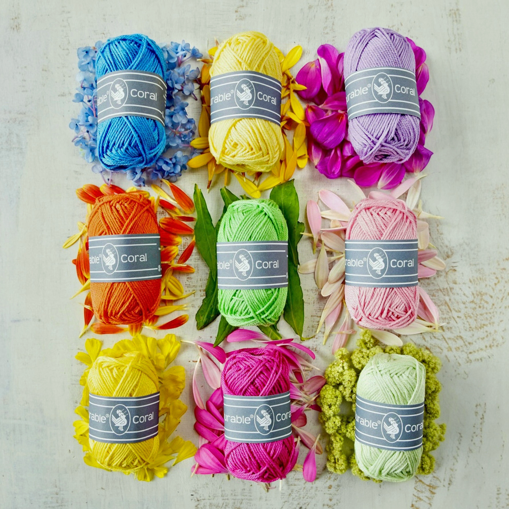 Merceriserad bomull - Durable Coral