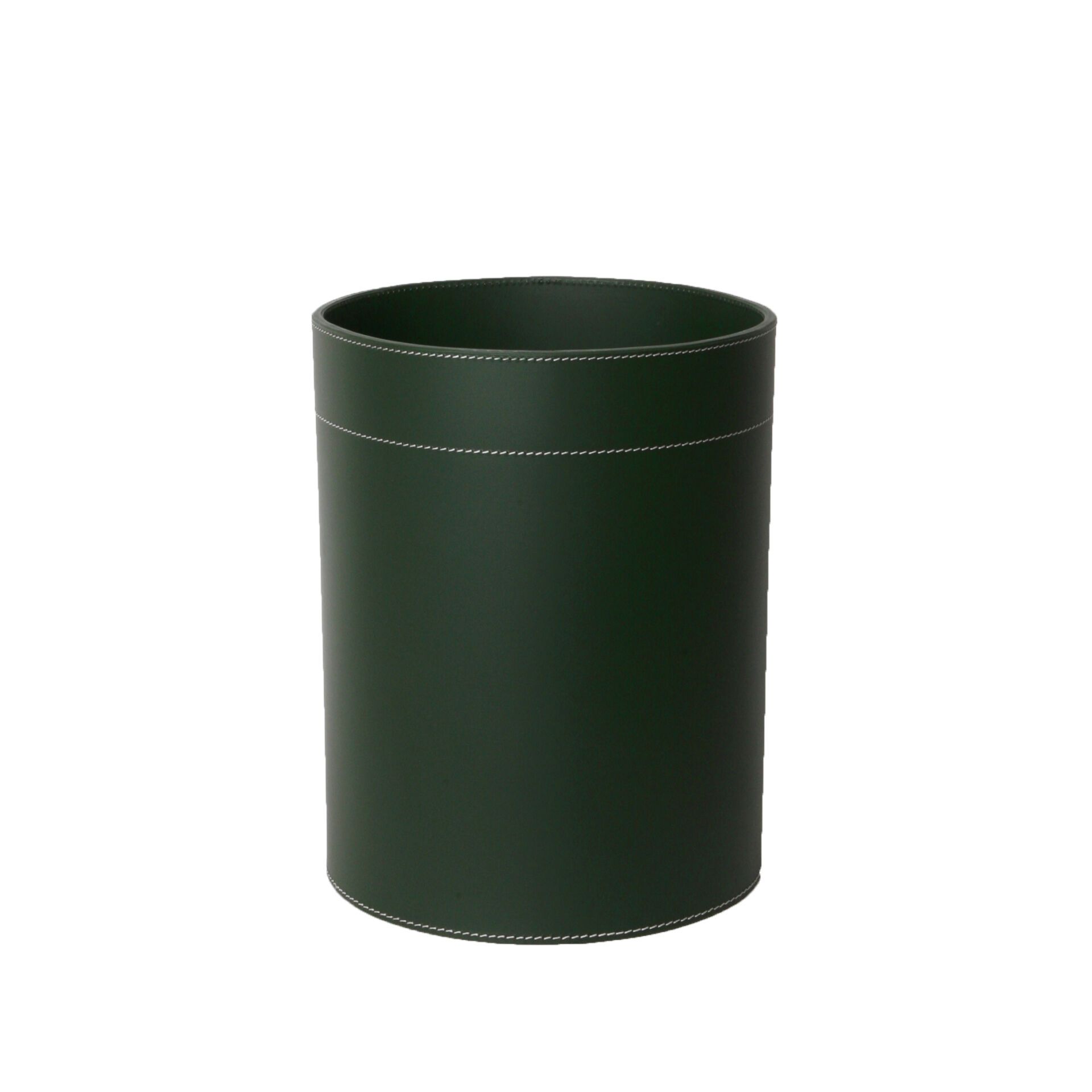 Papperskorg i läder - 4