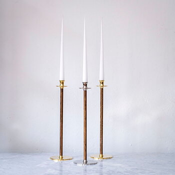 Alto Basso Ljusstake - Solid Mässing