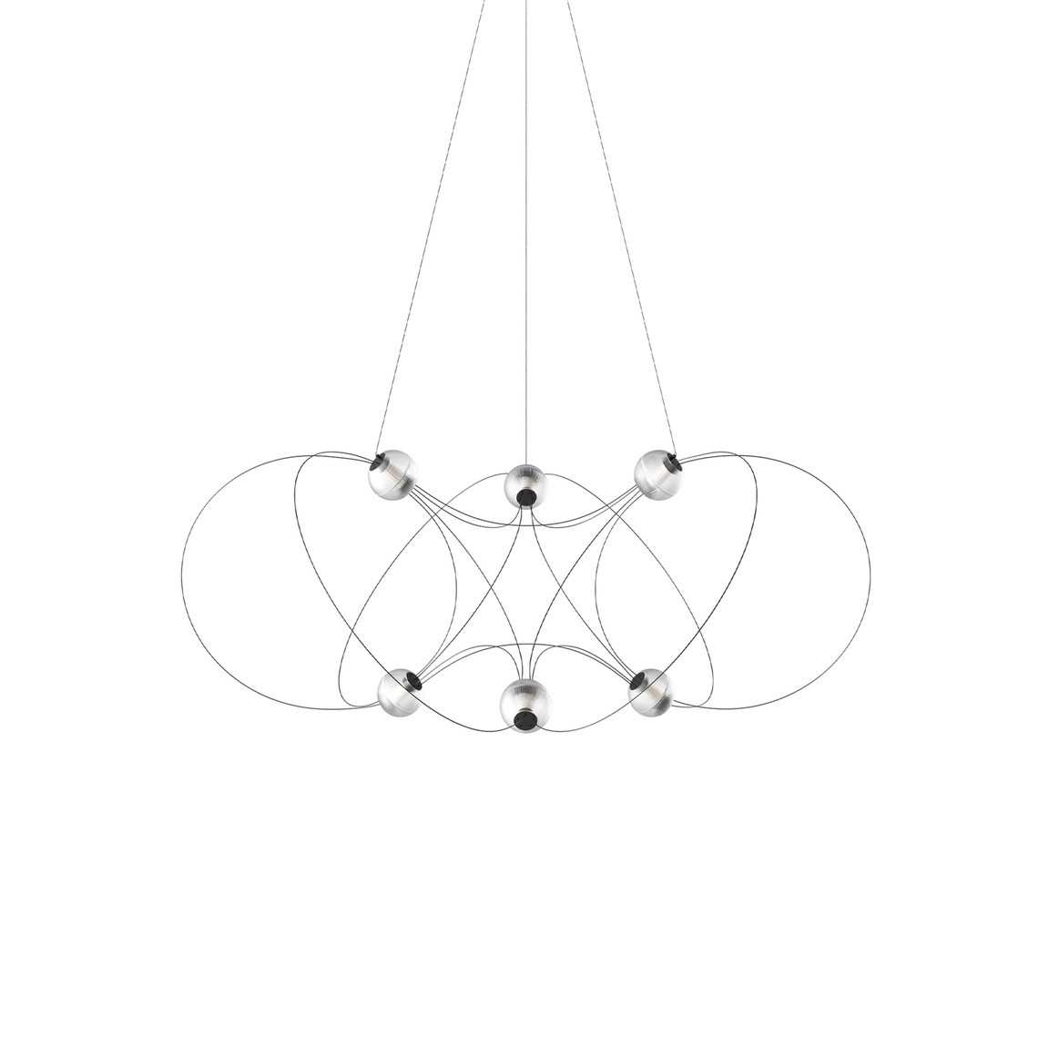 Taklampa Munari 6 Svart - Omonterad - 2