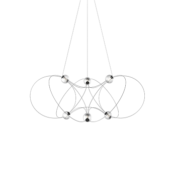 Taklampa Munari 6 Svart - Omonterad