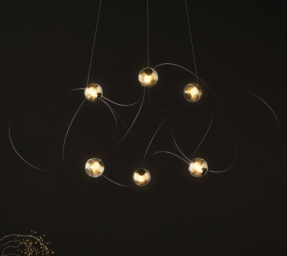 Taklampa Munari 6 Svart - Omonterad - 6