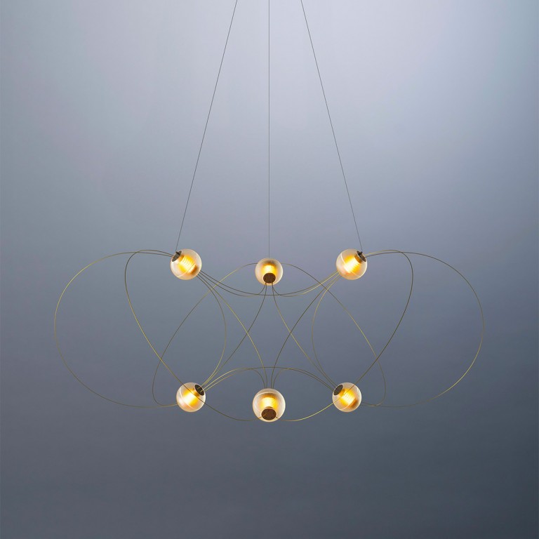 Taklampa Munari 6 Svart - Omonterad - 4