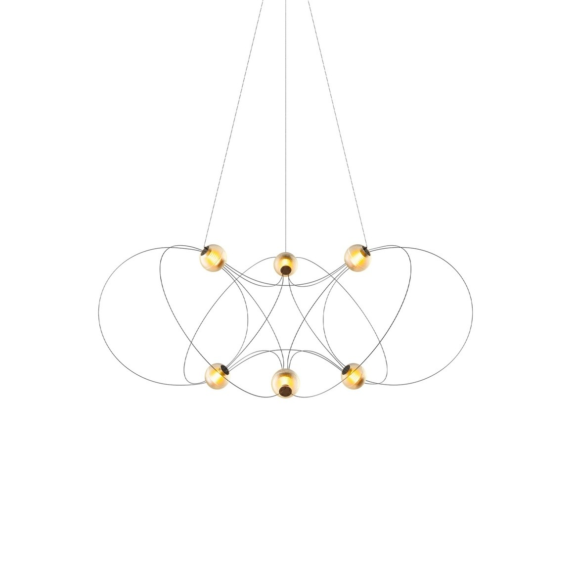 Taklampa Munari 6 Svart - Omonterad