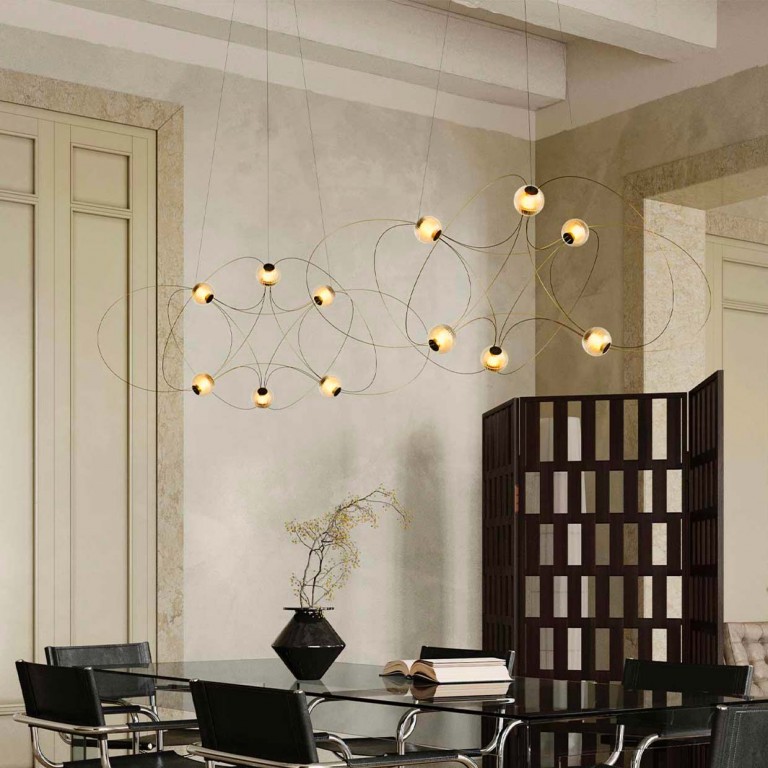Taklampa Munari 6 Svart - Omonterad - 3