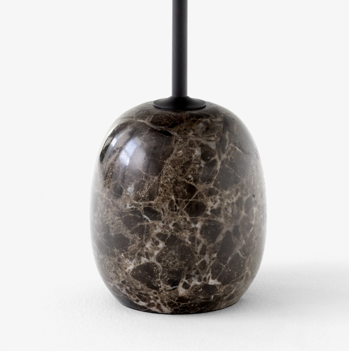  Lato sidobord LN8, Black/Emparador Marble, Ø40cm - 3