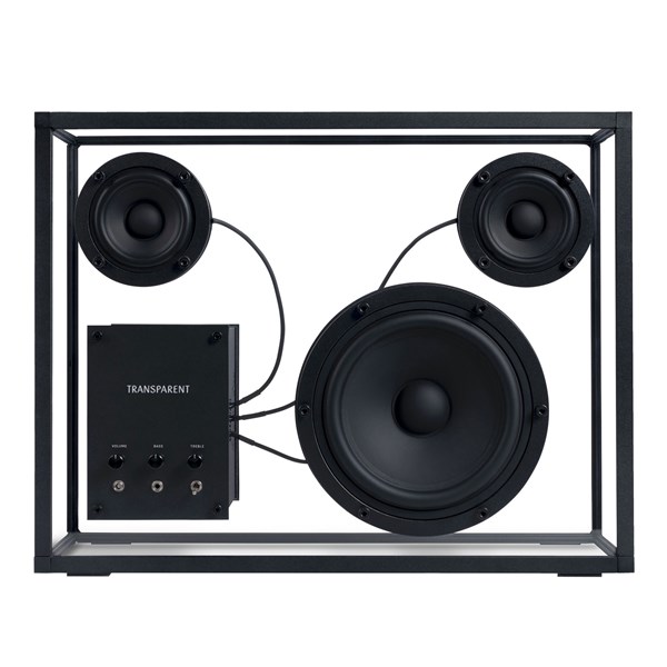 Transparent speaker Svart