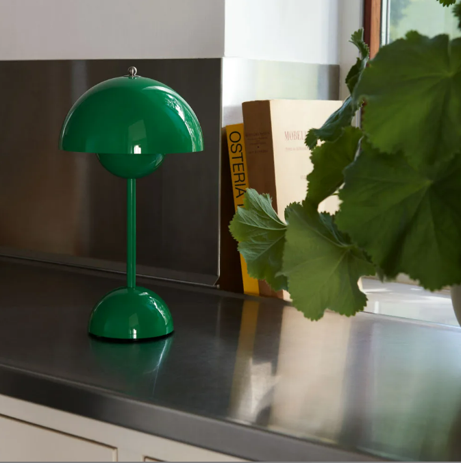 Flowerpot Portabel Bordslampa VP9 - Green - 4