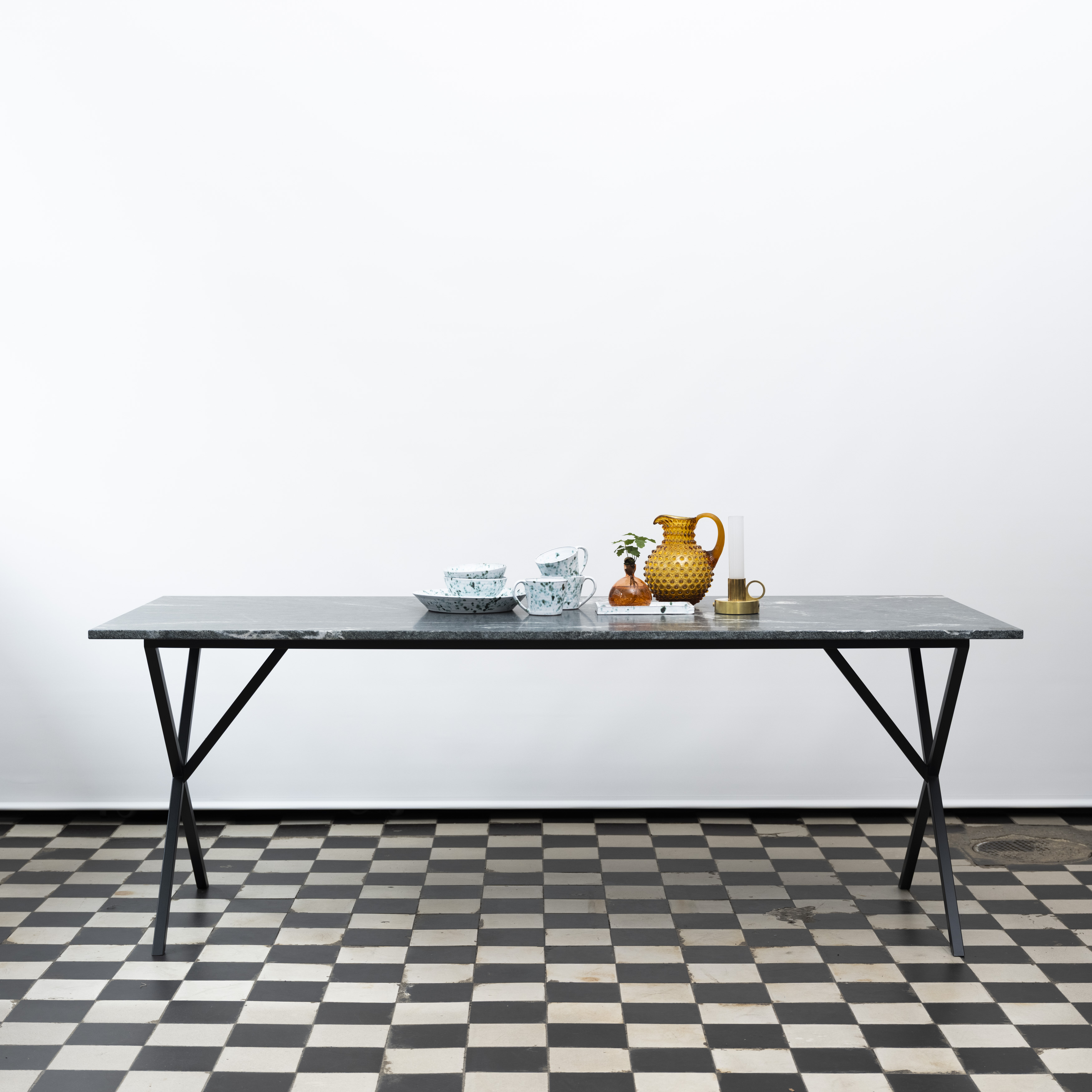 Matbord Kryss Stone Verde Italia - 6
