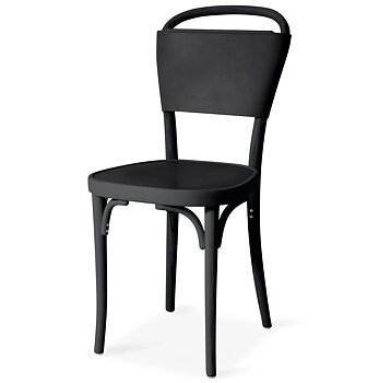  Stol Gemla Vilda 3 Svartoljad Ask, Slät Rygg/Sits Svart