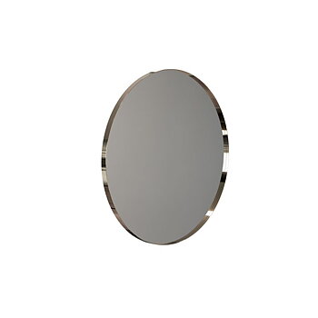 Spegel polerat guld - Ø 80 cm