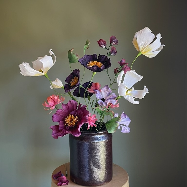 Genomförd: kurs 10/5 – pappersblomster - 5