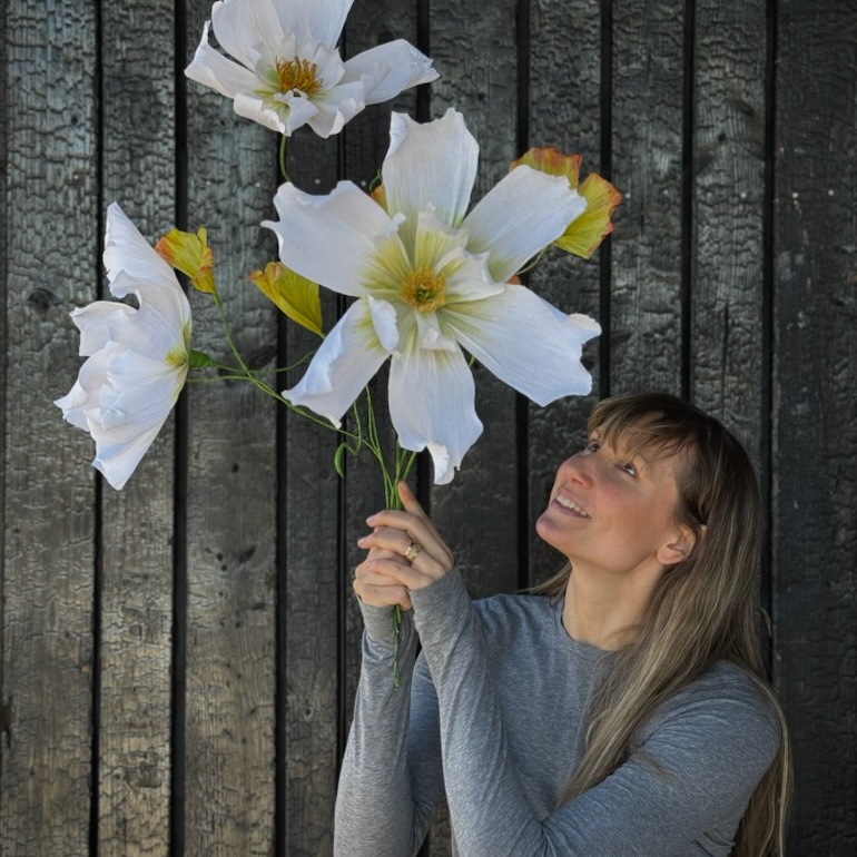 Genomförd: kurs 10/5 – pappersblomster