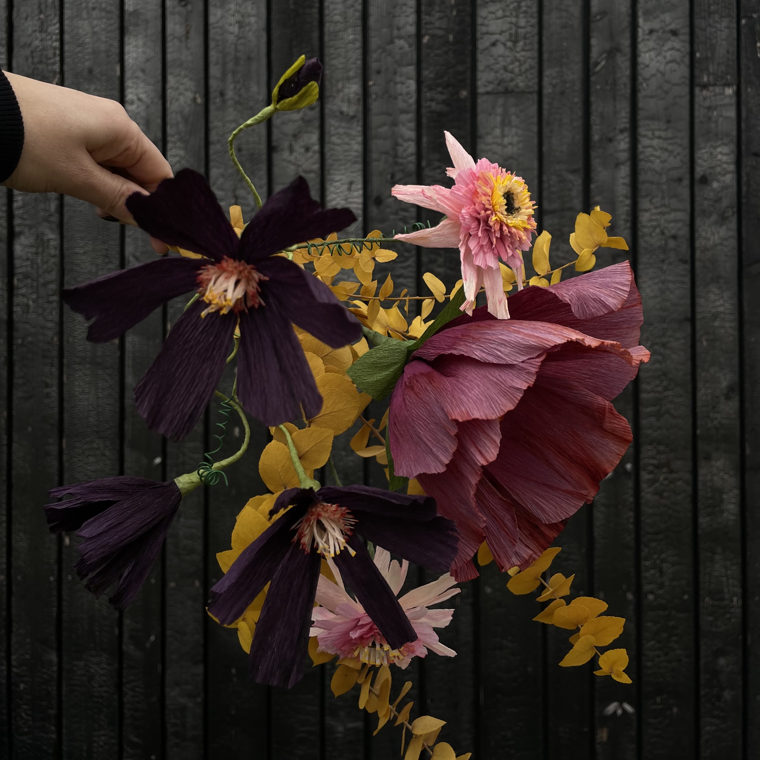 Genomförd: kurs 10/5 – pappersblomster - 7